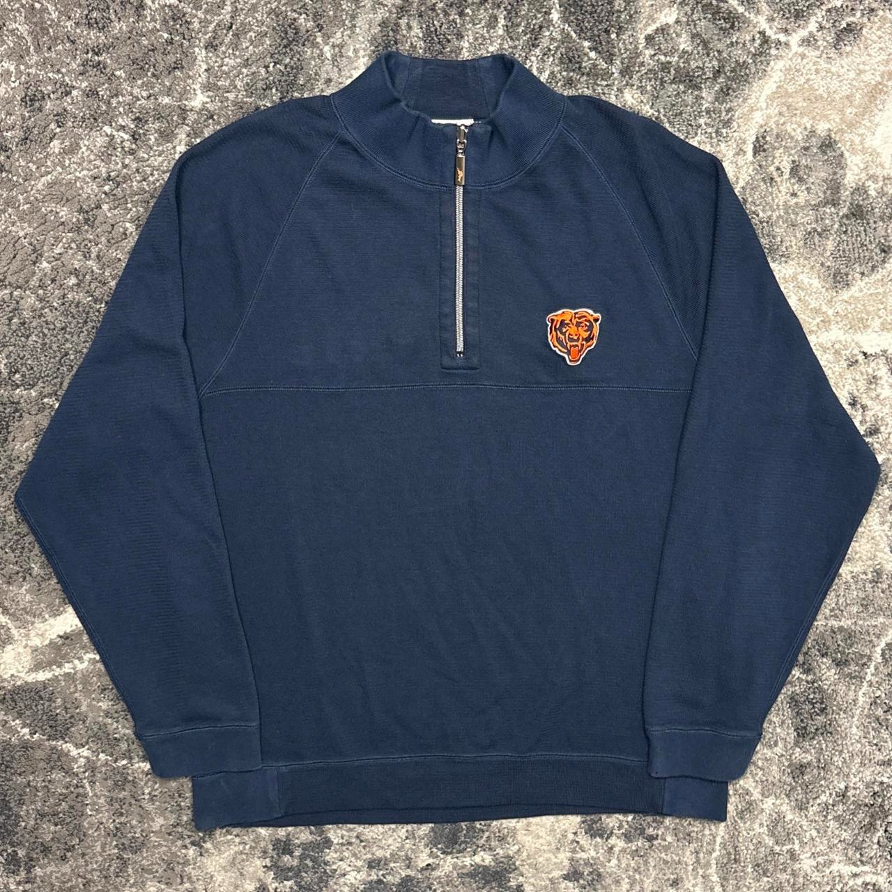 Chicago Bears Tommy Bahama 1/4 Zip Pullover Mens XL Sweater Sweatshirt Jacket