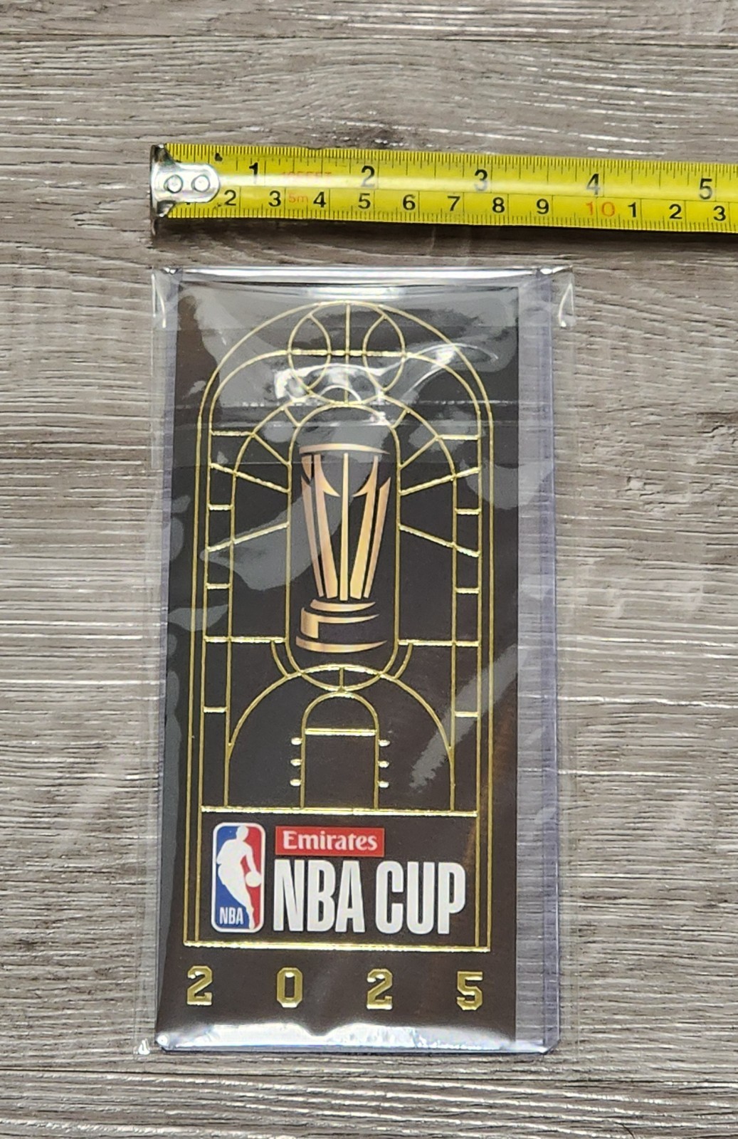 2025 NBA EMIRATES CUP FINAL KNICKS VS SPURS DEC 16TH COMMEM TICKET #10 OF 20,000