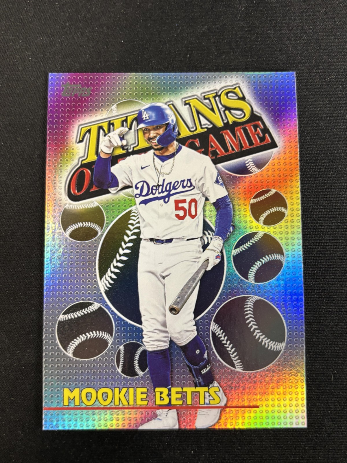 2026 Topps Titans of the Game Mookie Betts #TOG-8 Los Angeles Dodgers
