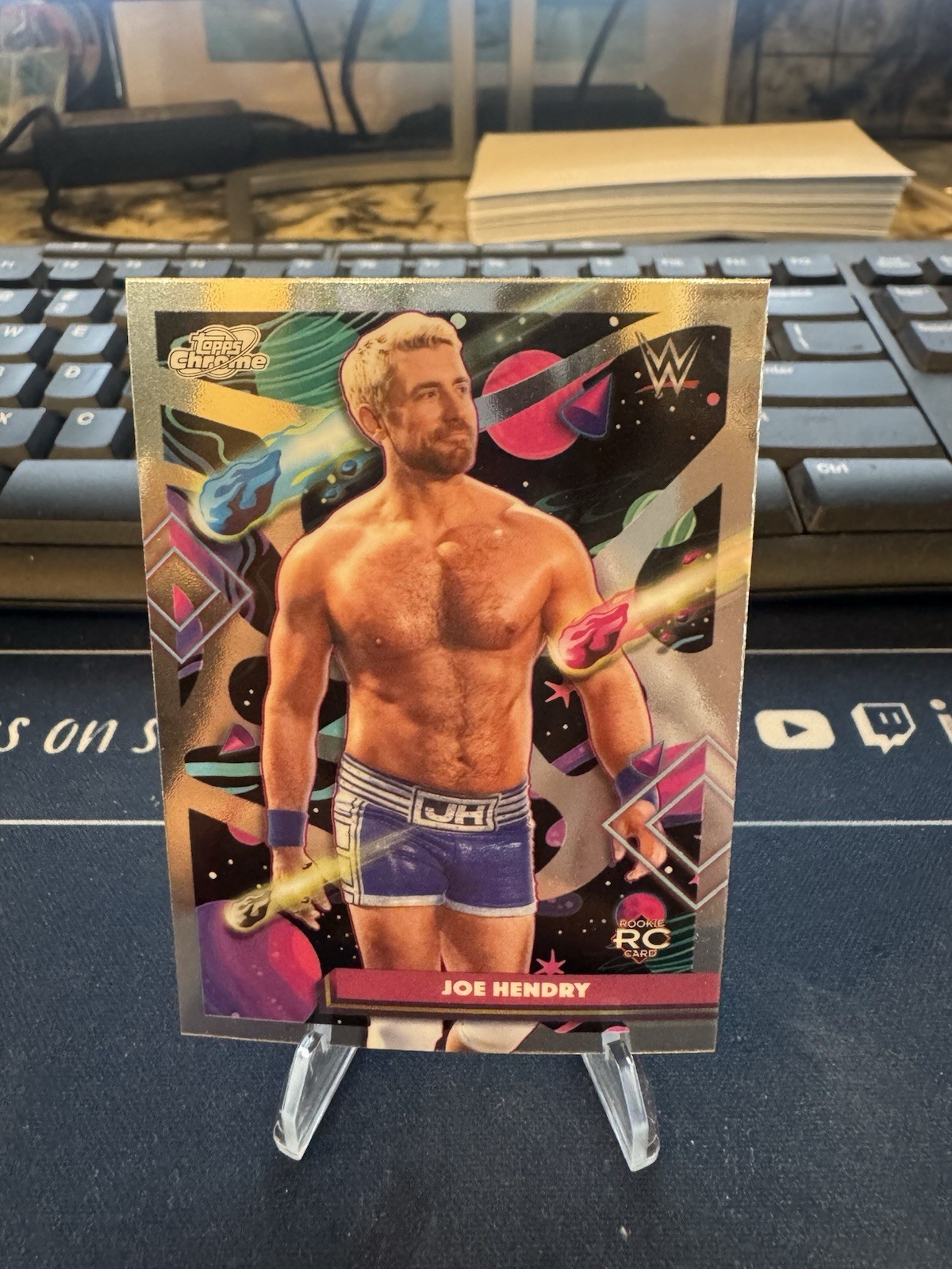 JOE HENDRY 2026 Topps Chrome Cosmic WWE Base Rookie #169