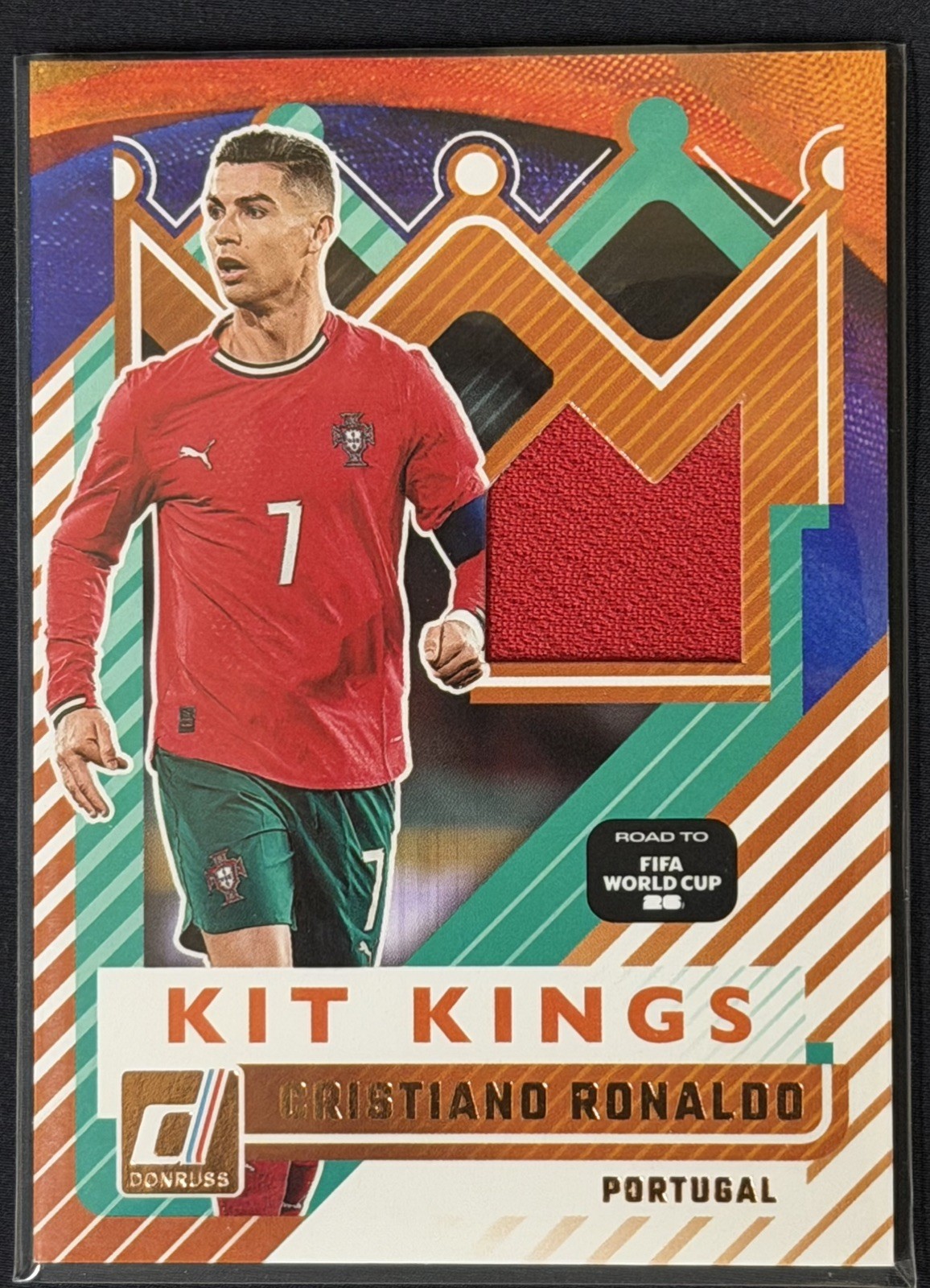 Panini 2025-26 Donruss Road to FIFA World Cup Kit Kings Cristiano Ronaldo KK-CR7