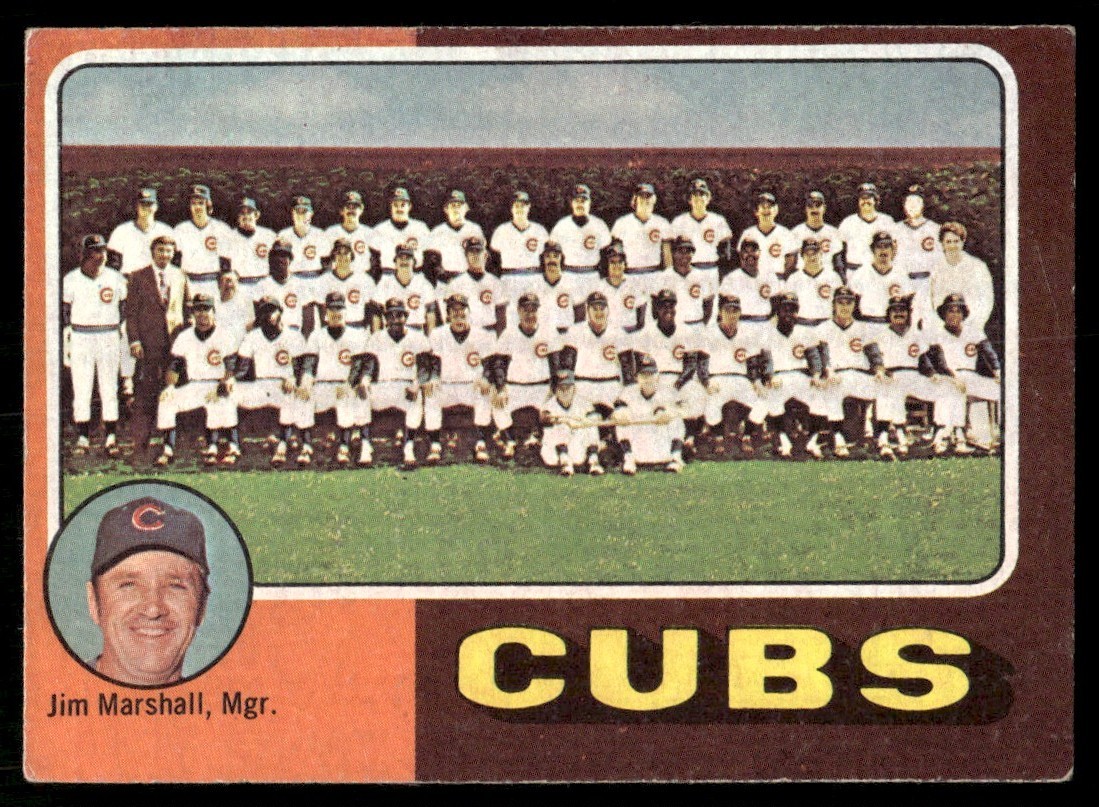 1975 Topps Cubs Team Chicago Cubs #638