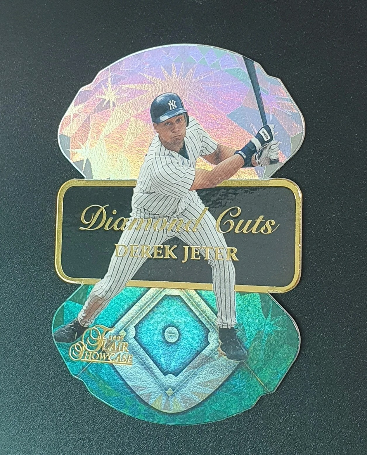 1997 Flair Showcase Diamond Cuts #13 Derek Jeter SP Rare HOF New York Yankees