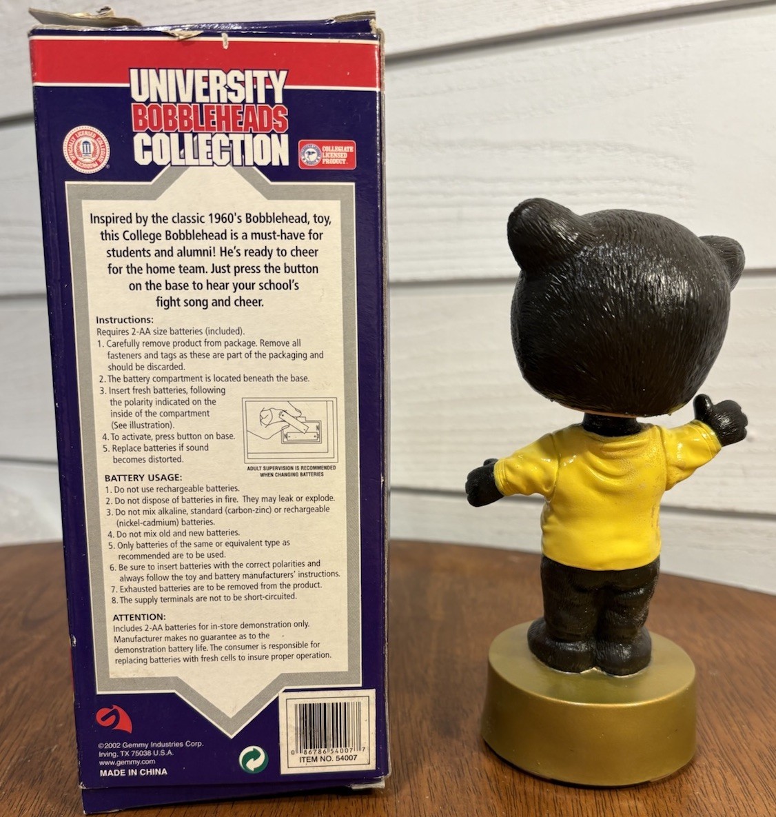 Gemmy Michigan Wolverines Bobblehead Mascot Plays Hail Sounds Sound Is Soft