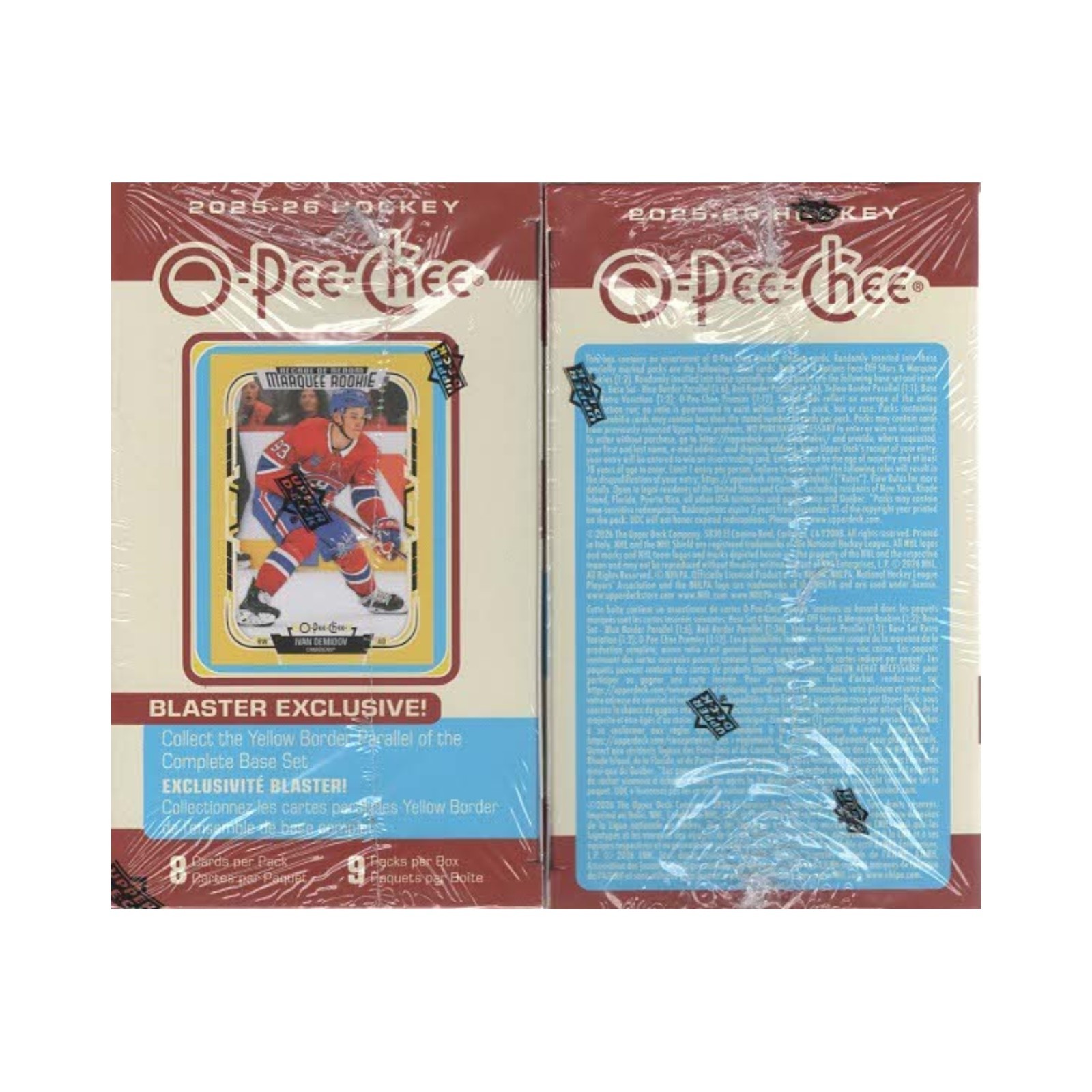 2025-26 Upper Deck O-Pee-Chee Hockey 72Ct. Blaster Box | Factory Sealed