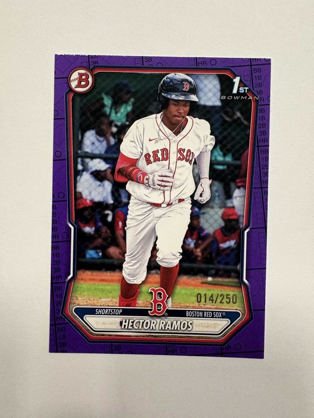 2026 Bowman Baseball – Hector Ramos 1st Purple Paper /250 #BP-128