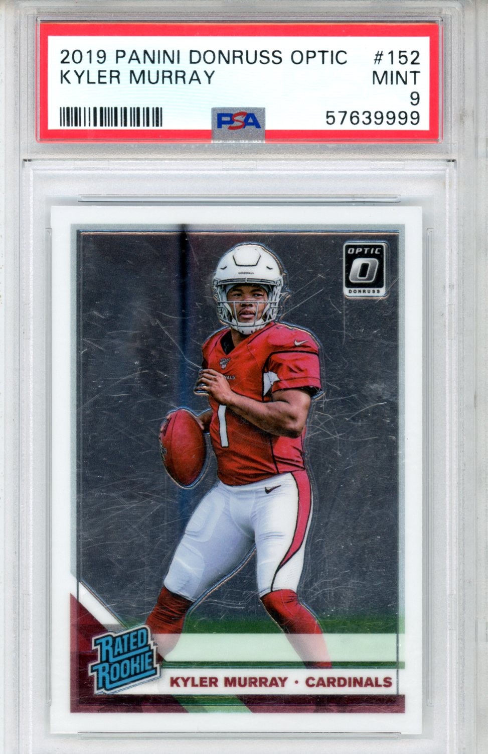 2019 Panini Donruss Optic Kyler Murray #152 PSA 9