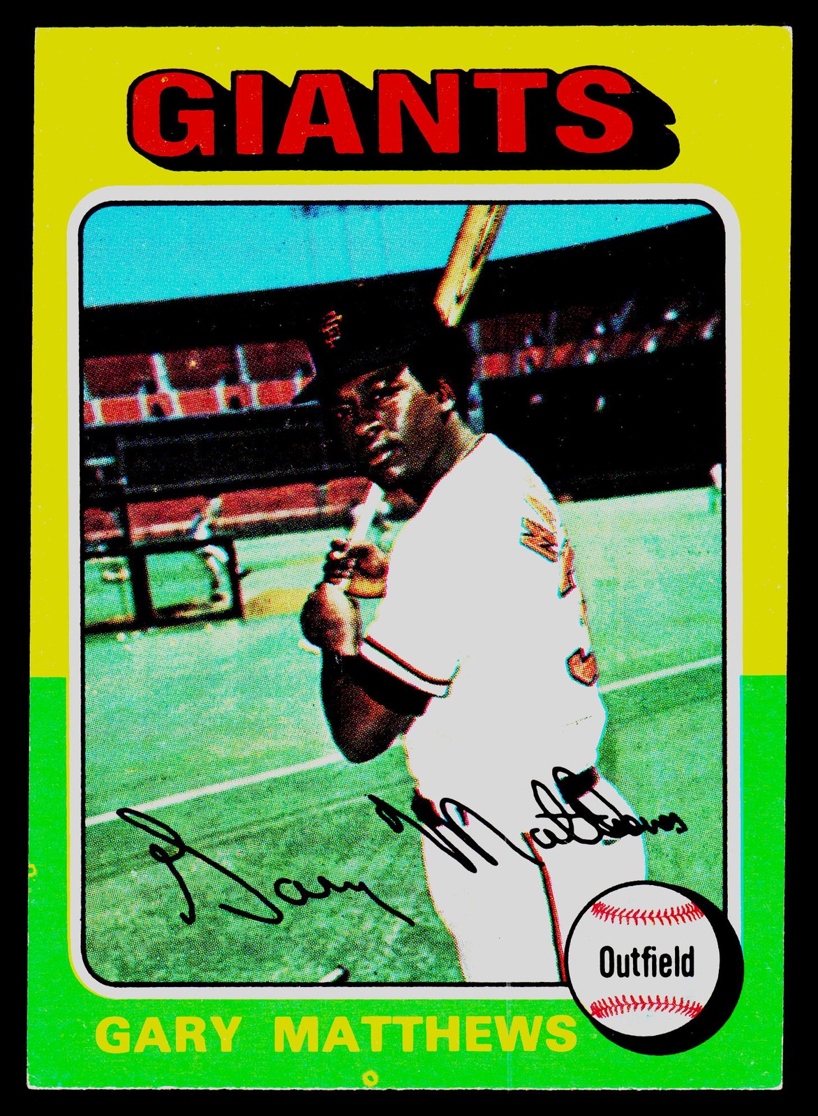 1975 Topps Mini #79 Gary Matthews – ExMt