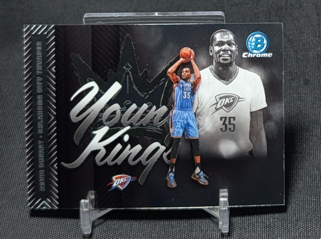 Kevin Durant Young Kings Chrome 2025-26 Bowman Basketball Card #YK-14 Thunder
