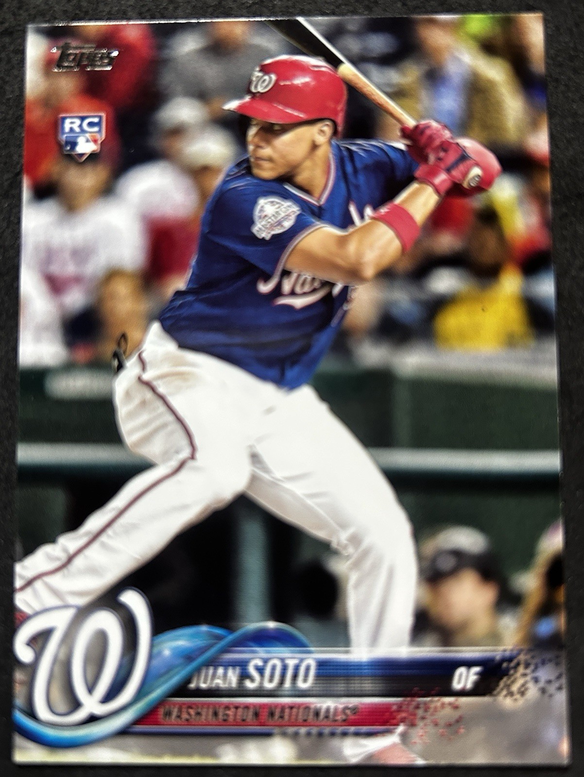 2018 Topps Update Series – Juan Soto #US300 Vertical, Blue Jersey (RC)