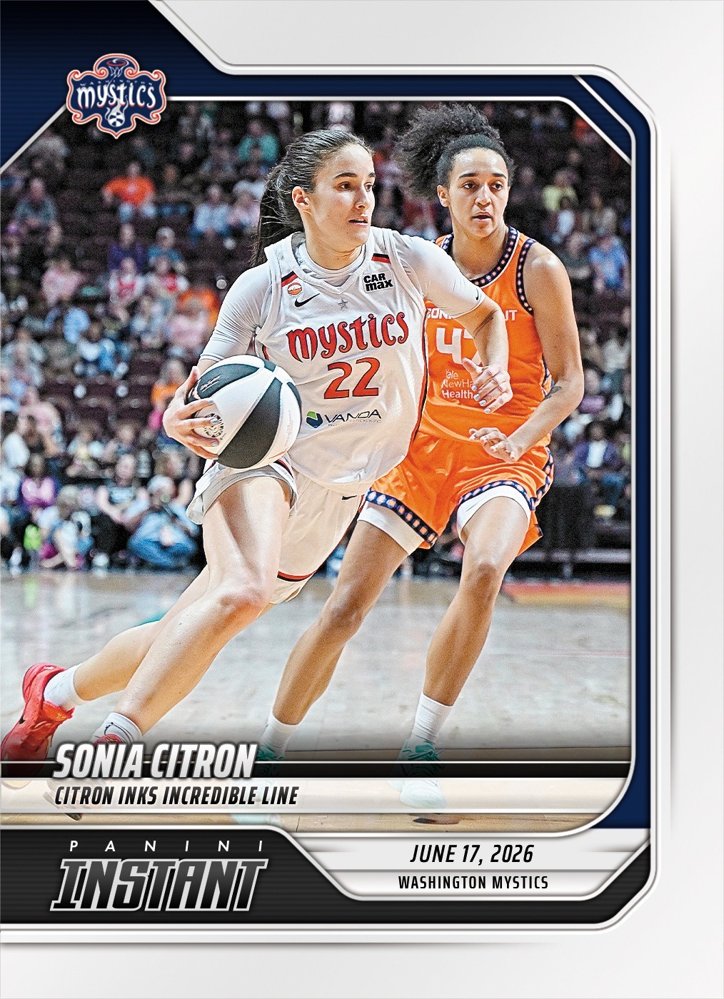 *PRESALE* 2026 Panini Instant WNBA Sonia Citron #162 ~ Washington Mystics