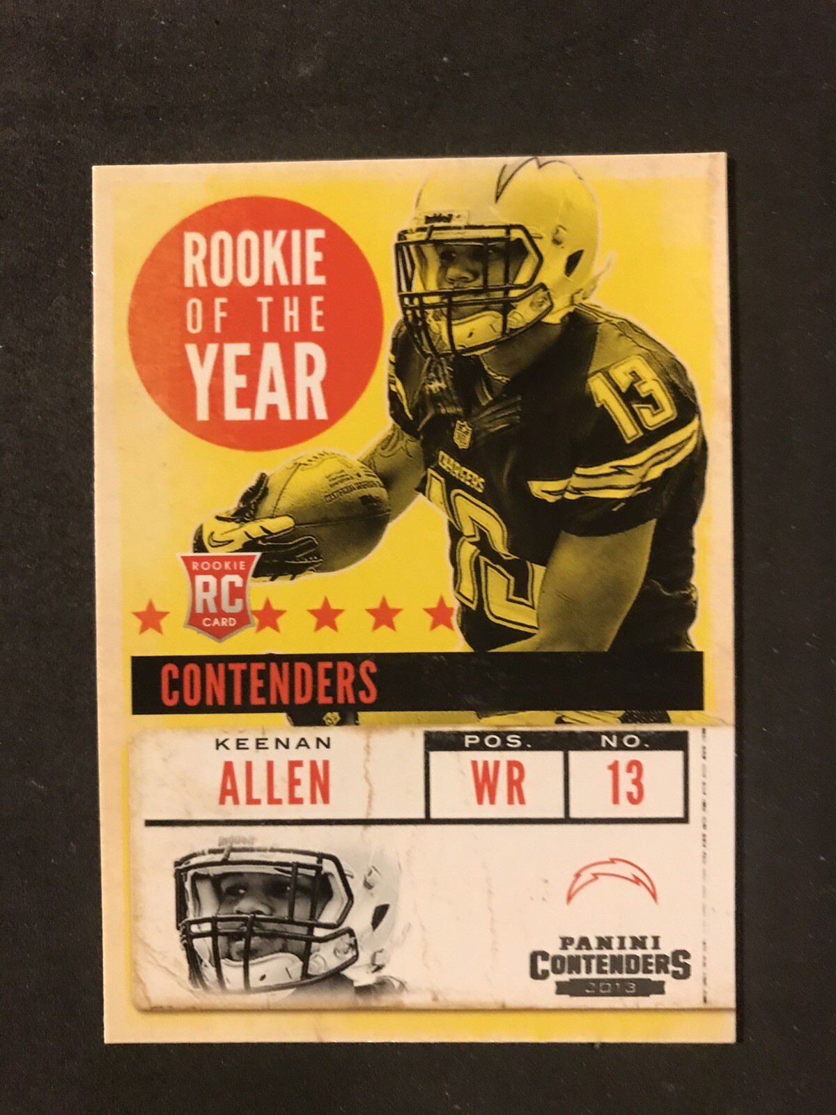 Keenan Allen 2013 Panini Contenders Rookie of the Year RC – Chargers