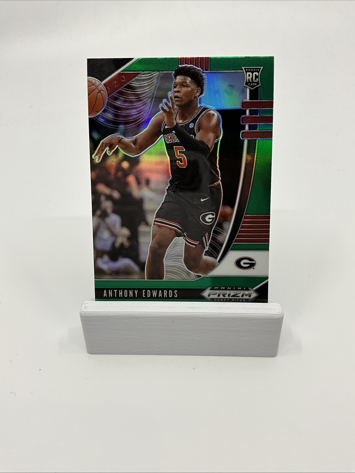 2020 Panini Prism Draft Picks ANTHONY EDWARDS GREEN PRIZM #41
