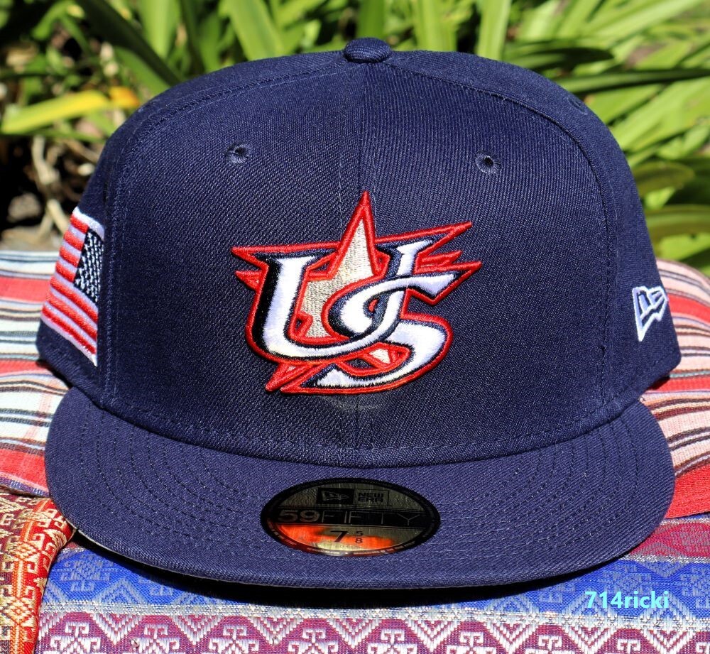 2023 WBC USA World Baseball Classic Fitted Hat New Era 59FIFTY
