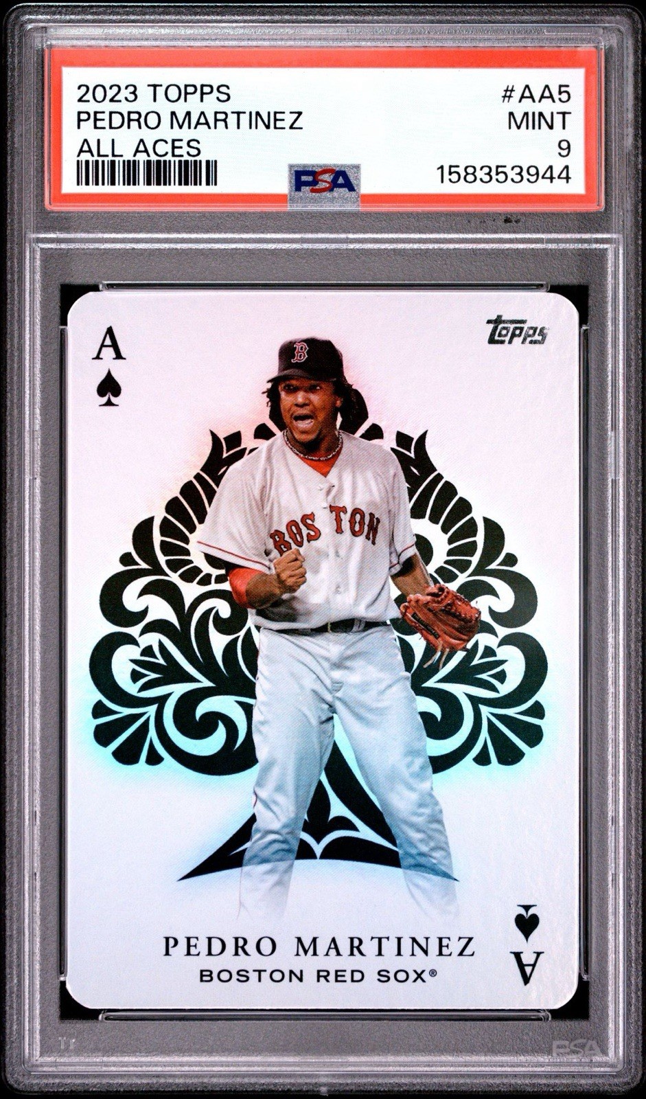 2023 Topps Series 1 All Aces PEDRO MARTINEZ #AA-5 Boston Red Sox PSA 9 MINT