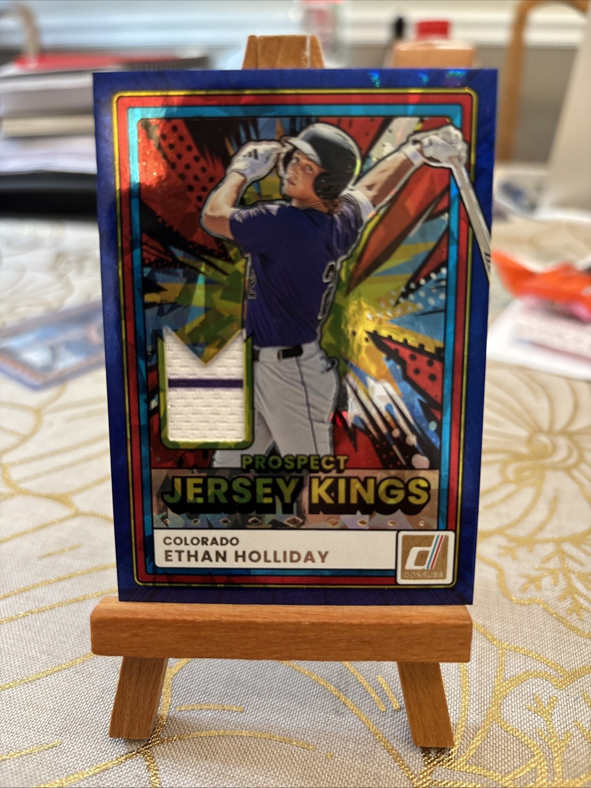 Panini 2026 Donruss Prospect Jersey Kings Ethan Holliday #PJK-EH Rockies