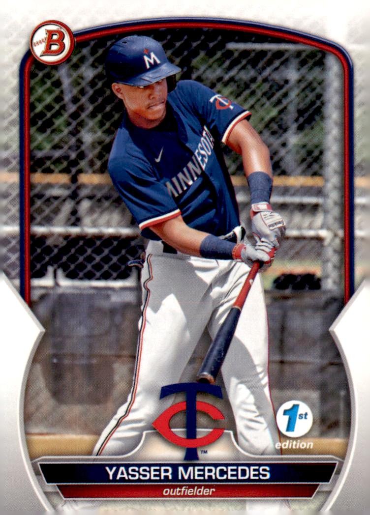 2023 Bowman 1st Edition #BPPF-99 Yasser Mercedes Minnesota Twins Card