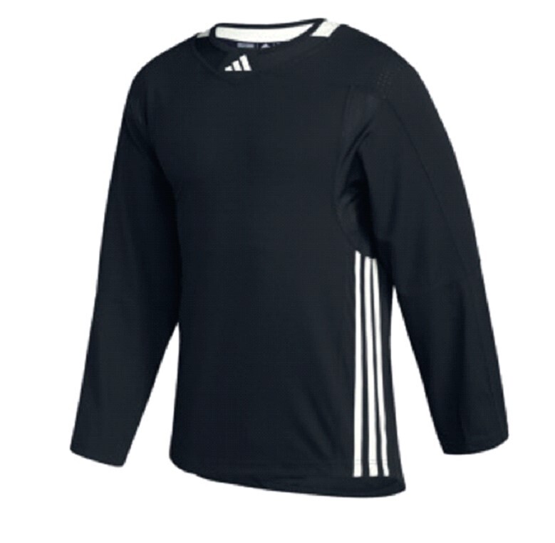 Adidas Blank Black STK AG Authentic Hockey Jersey New Mens Goalie Cut Sizes