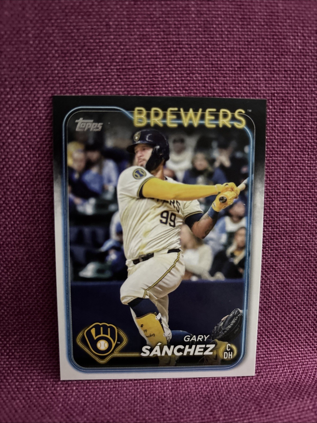 2024 Topps Update #US39 Gary Sanchez Milwaukee Brewers