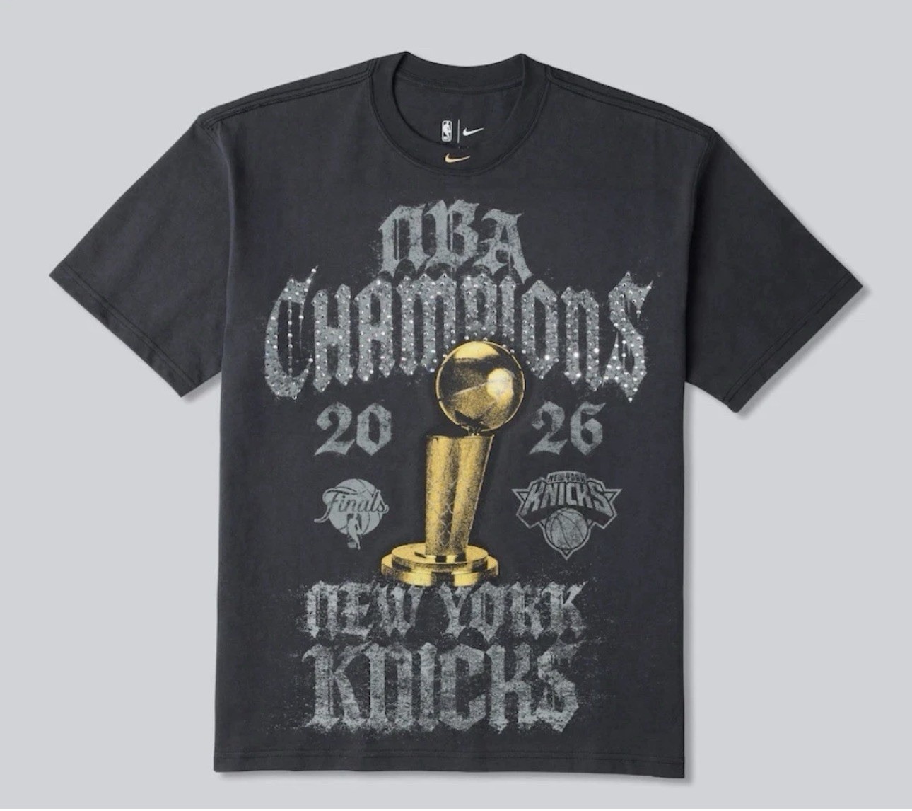 AUTHENTIC New York Knicks Nike 2026 NBA Finals Champions Locker Room Shirt SIZES