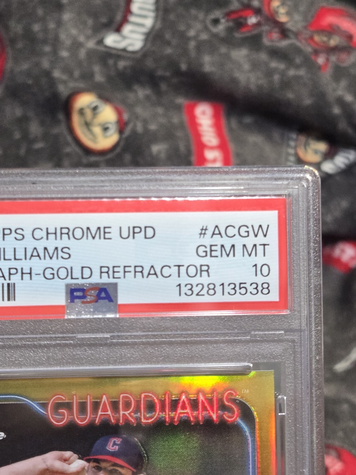 2024 Topps Chrome Update Gavin Williams Gold Rookie Auto 11/50 PSA 10 Pop 1 !!!