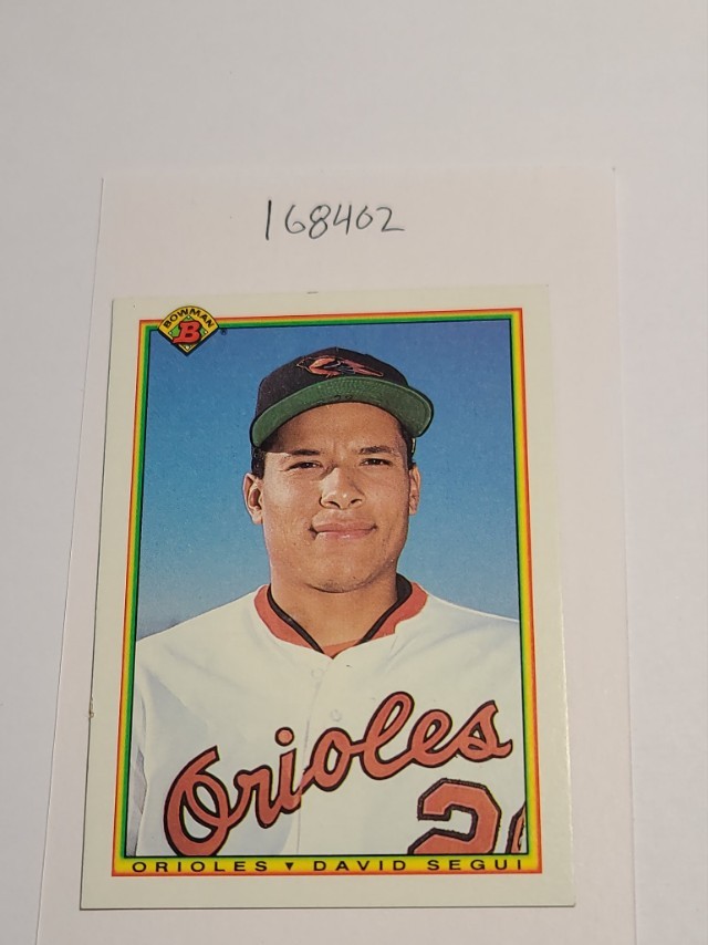 1990 Bowman David Segui Baltimore Orioles #251a RC