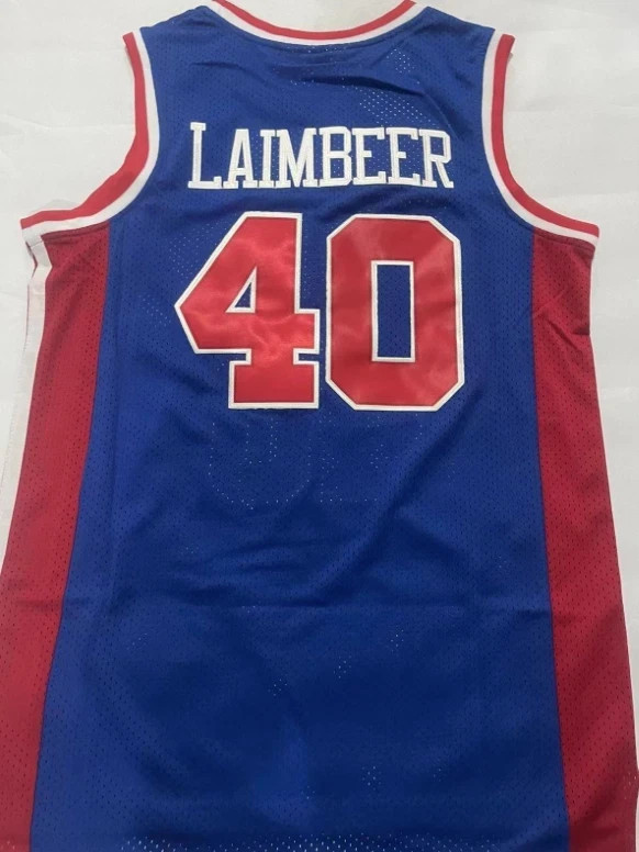 Bill Laimbeer Detroit Pistons Basketball Jerseys – NWT – Multiple Sizes