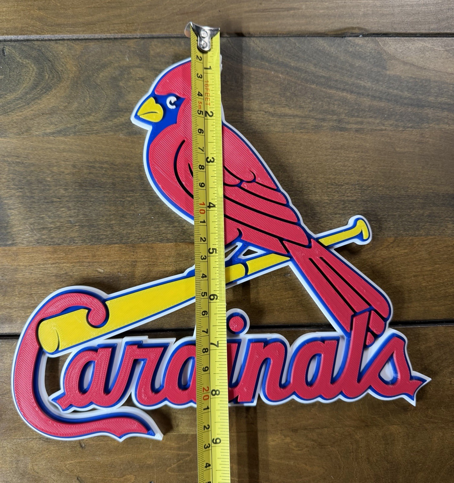 St. Louis Cardinals Logo 3D Sign MLB Baseball Man Cave Wall Decor