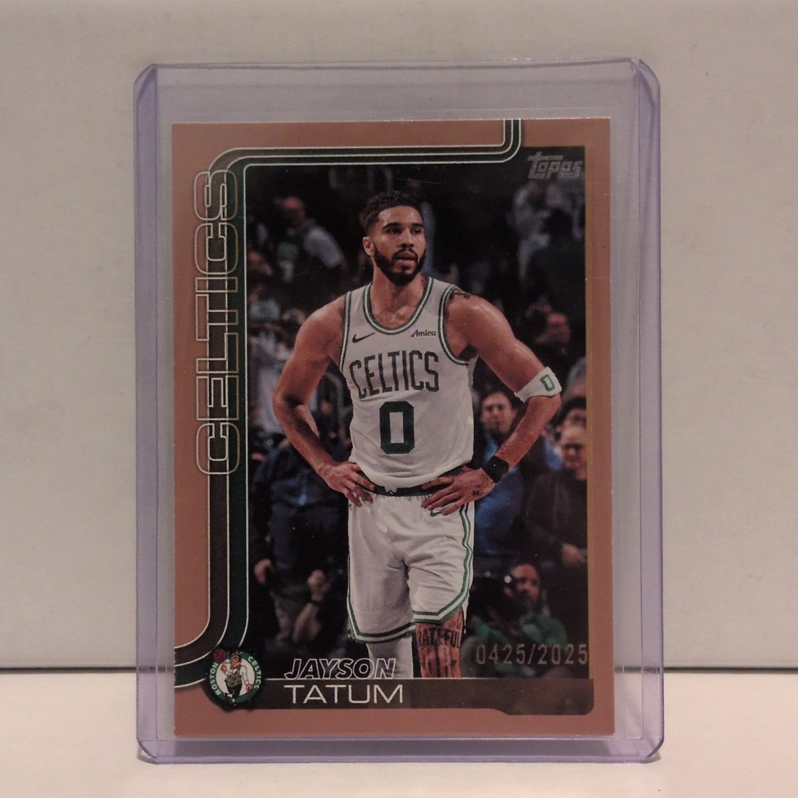 2025-26 Topps Gold Jayson Tatum #1 – /2025 Boston Celtics Basketball Card