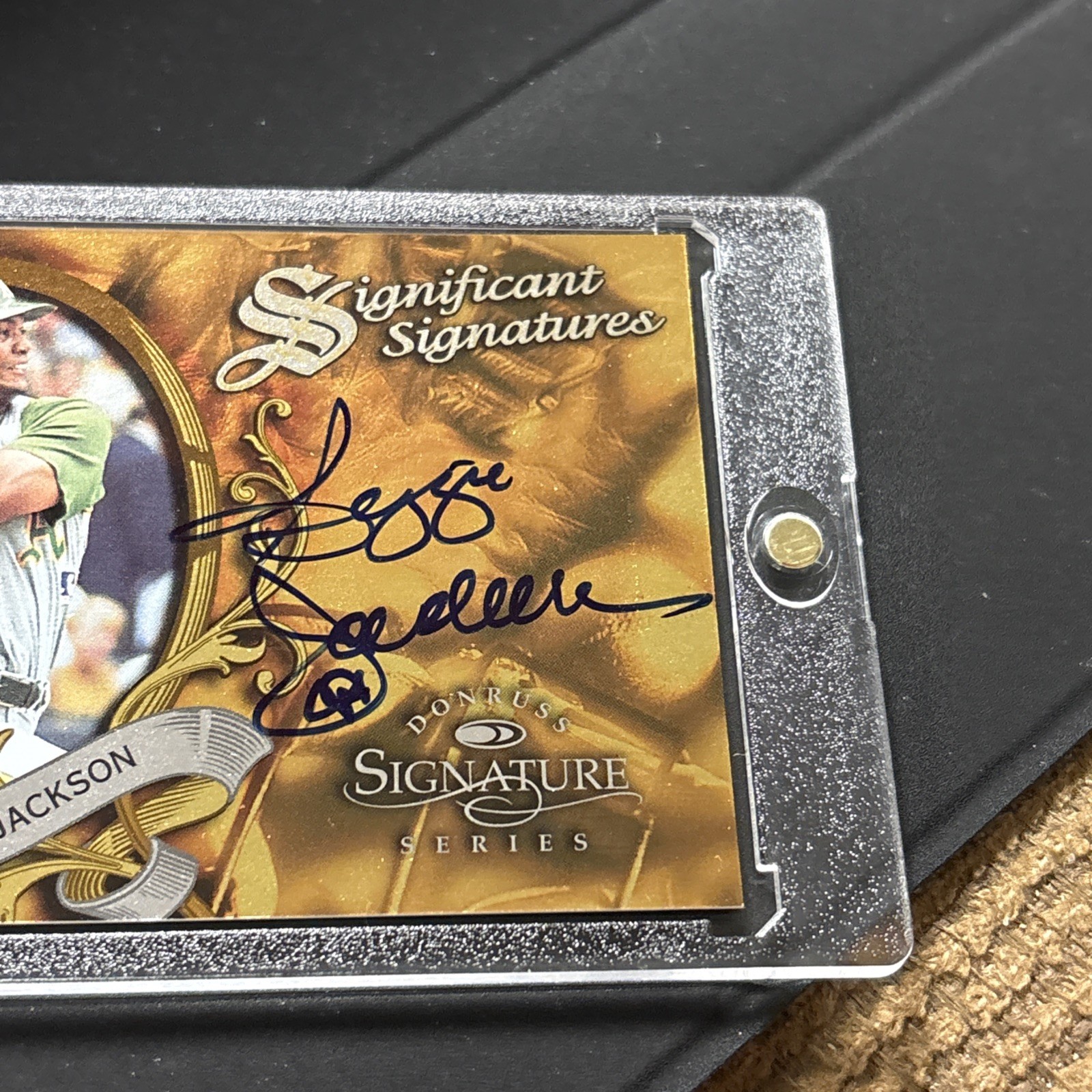 1997 Donruss Signature Series Reggie Jackson Significant Signatures Auto /2000