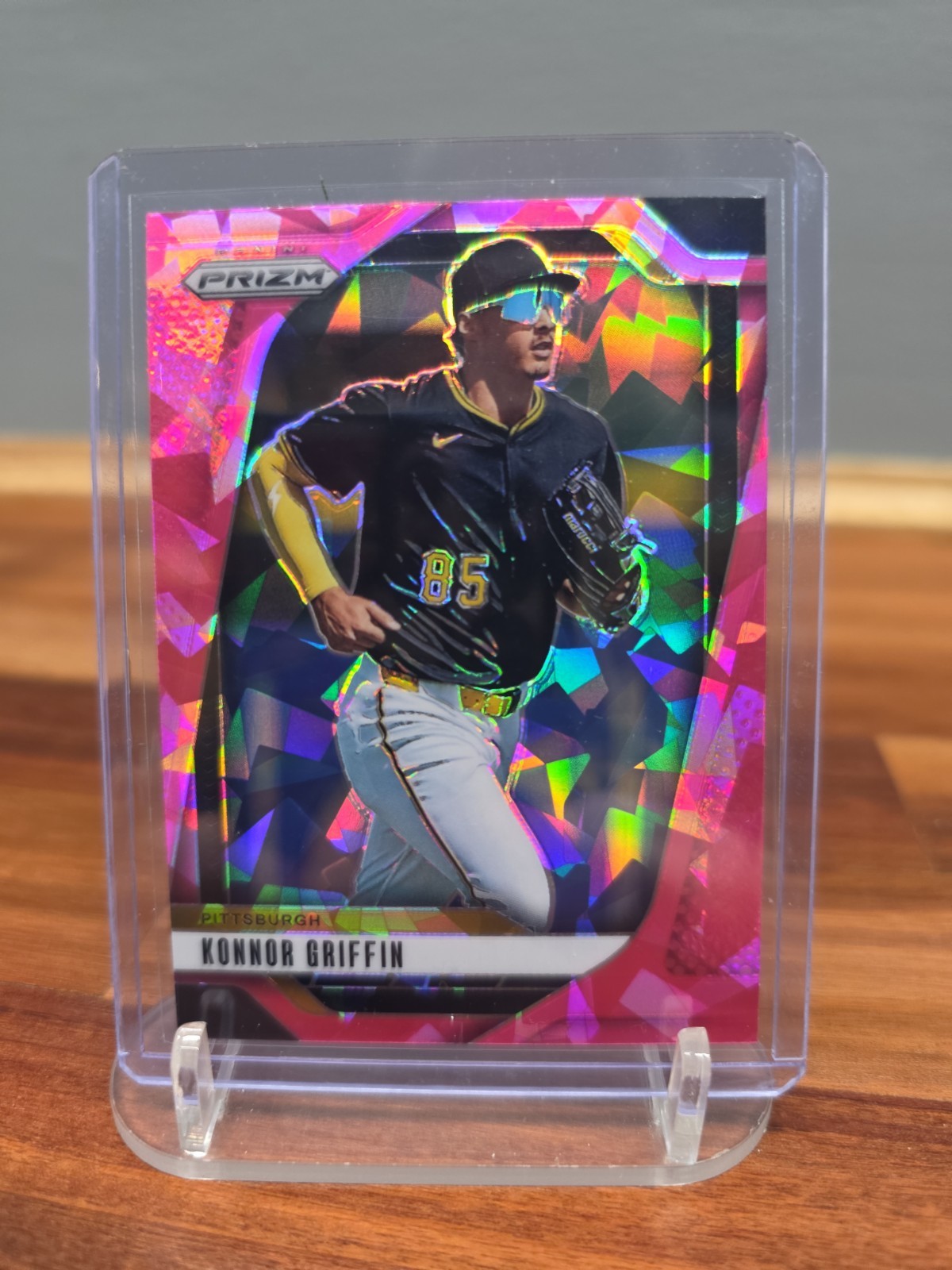 2025 Panini Prizm – Konnor Griffin, Konnor Griffin #199 Pink Ice Prizm (RC)