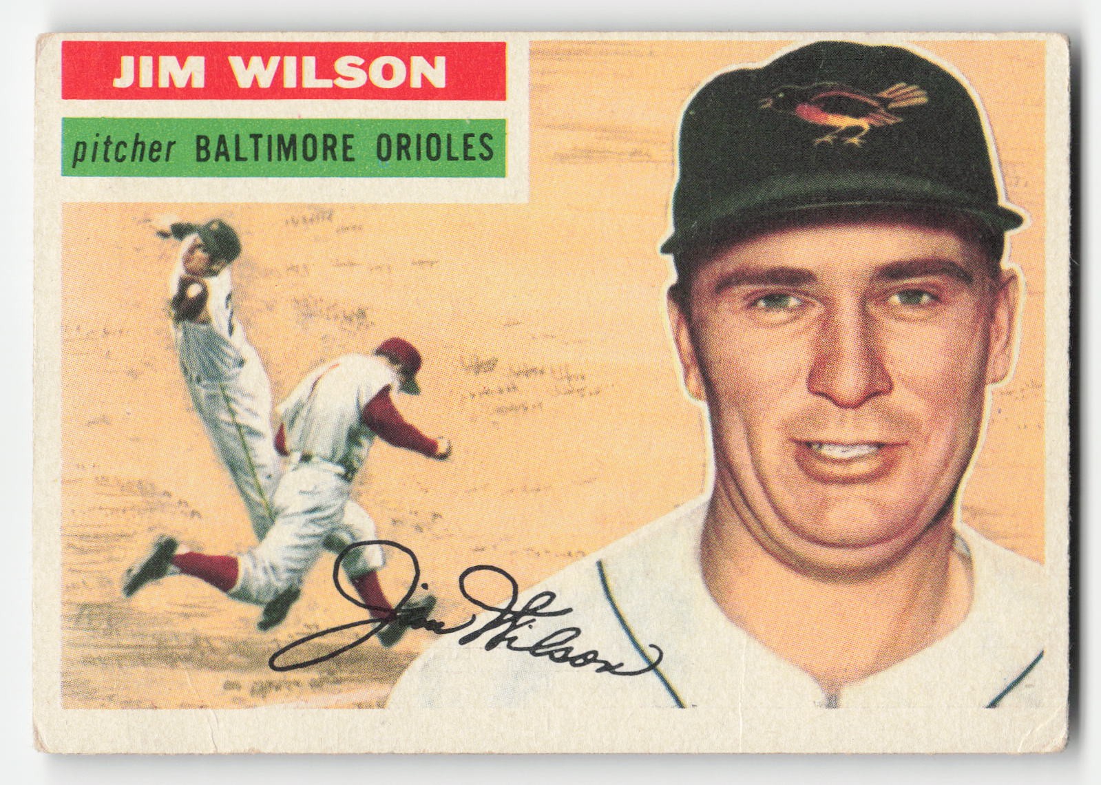 Jim Wilson 1956 Topps #171 Baltimore Orioles GD-VG