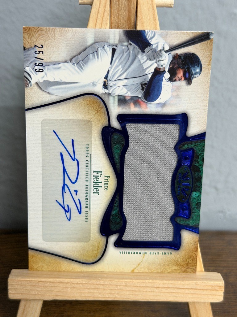 Prince Fielder Patch Auto /99 – 2026 Topps Tier One
