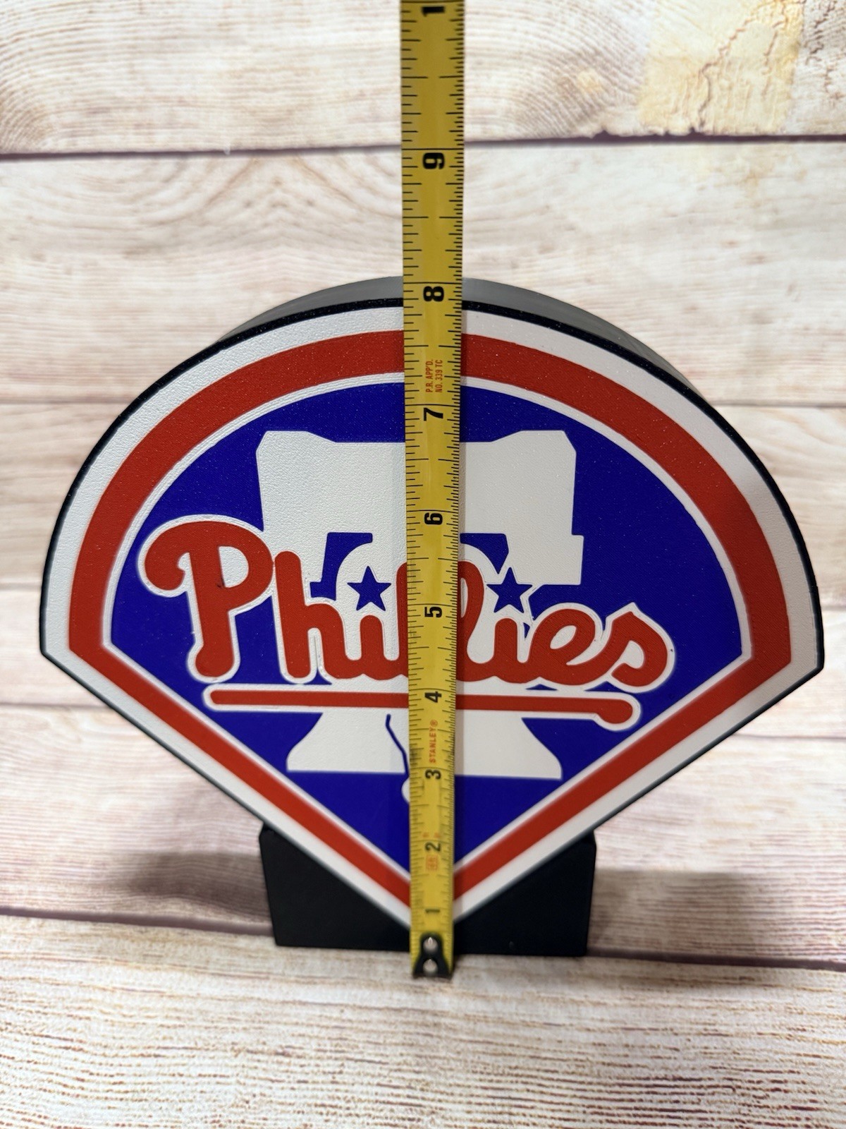 Philadelphia Phillies Custom Logo LED Light Box Multicolor With Remote