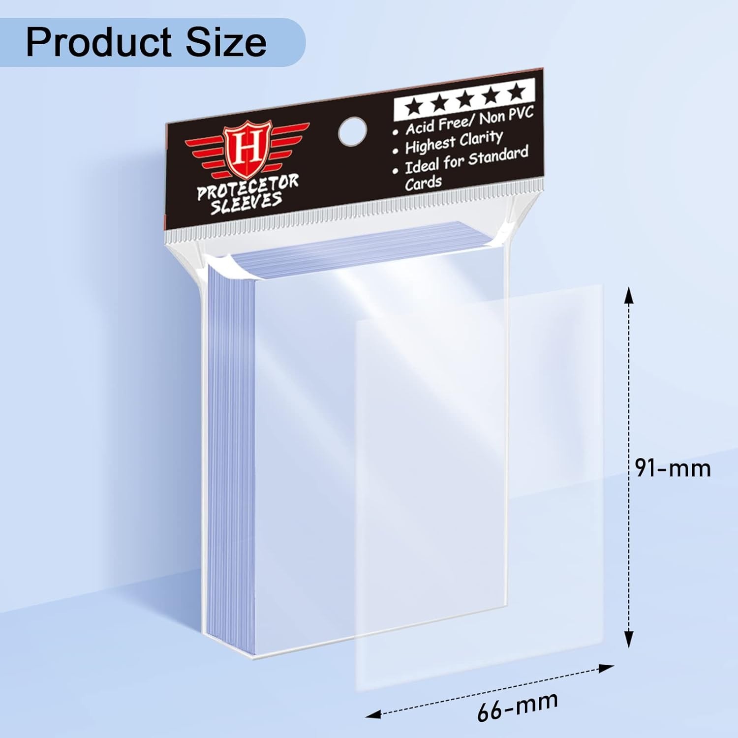 Plastic Card Protector for Football Sports Cards