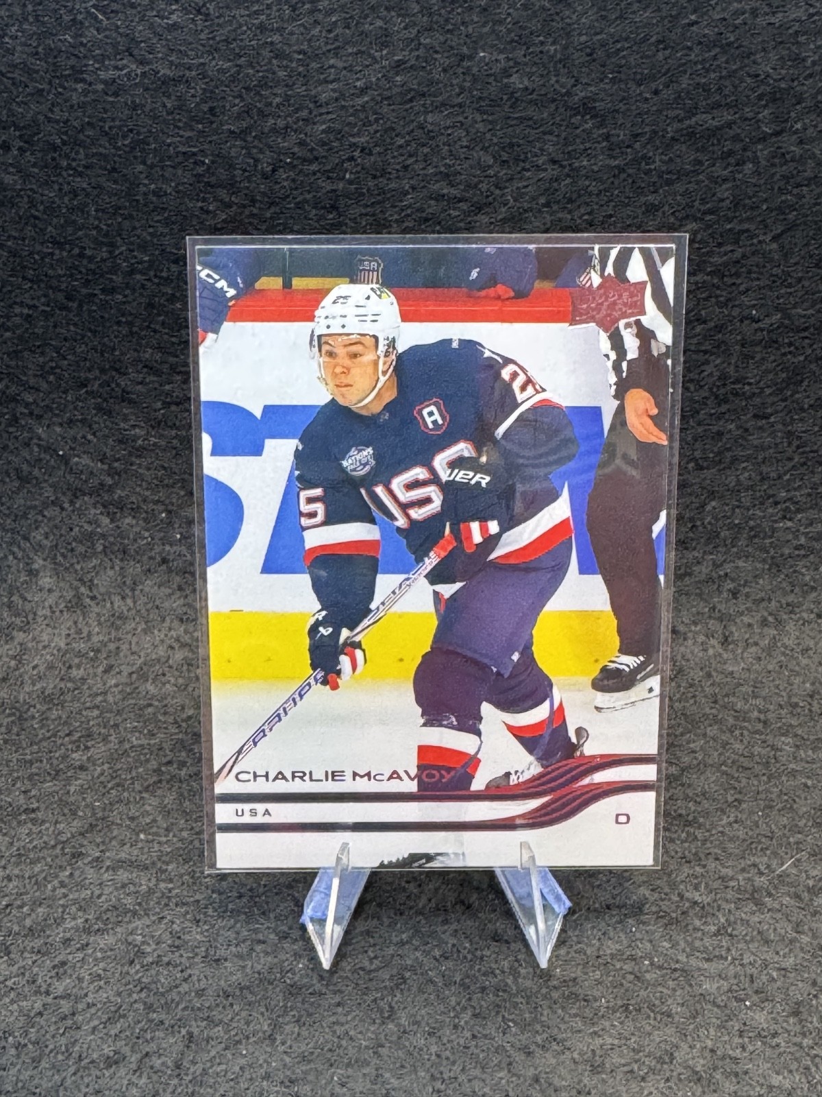 2025-26 Upper Deck Extended Series CHARLIE MCAVOY #688 USA 4 NATIONS FACE-OFF
