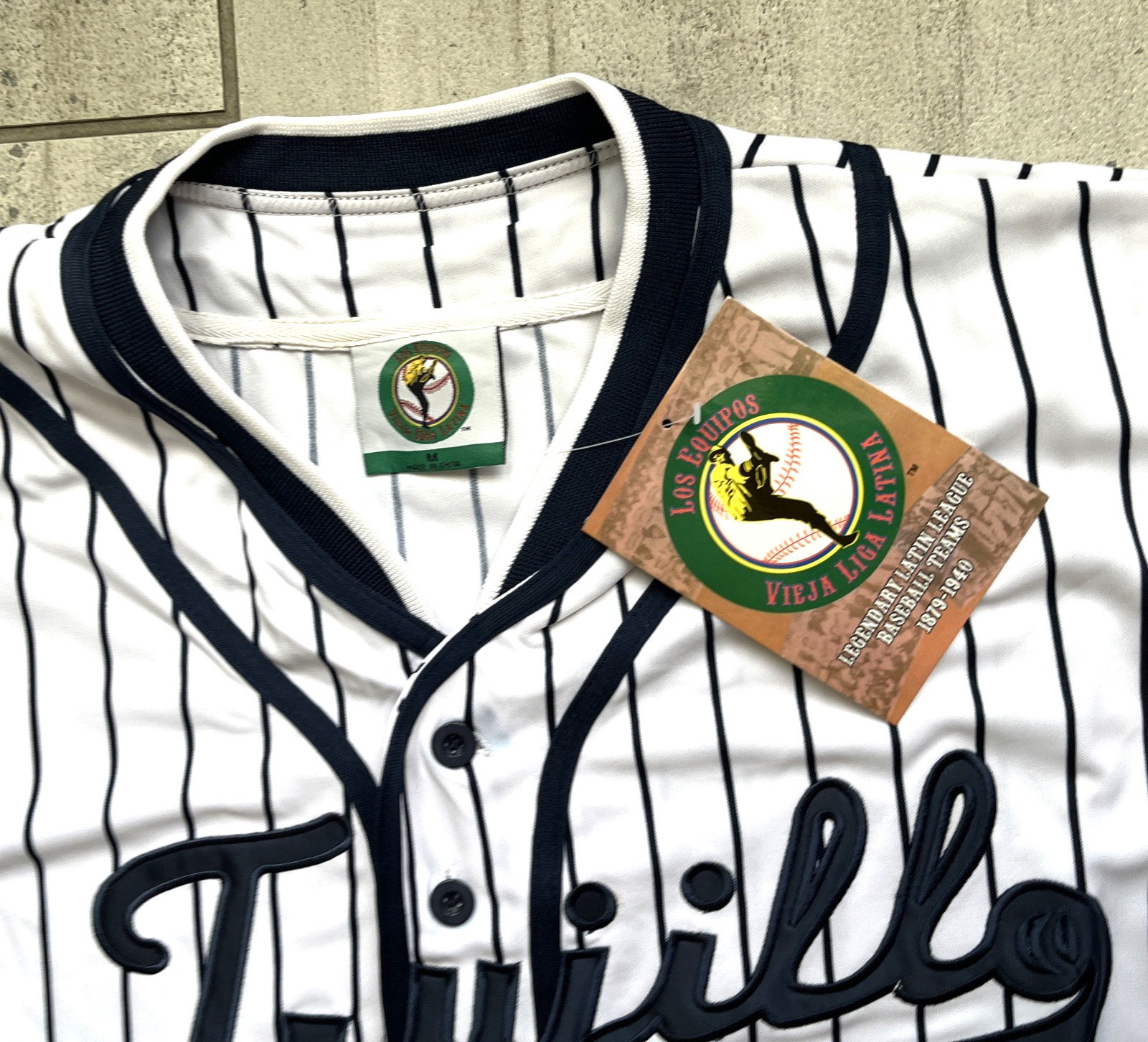 LATIN LEAGUE CIUDAD TRUJILLO THROWBACK (1879-1940) BASEBALL JERSEY #37 Sz M