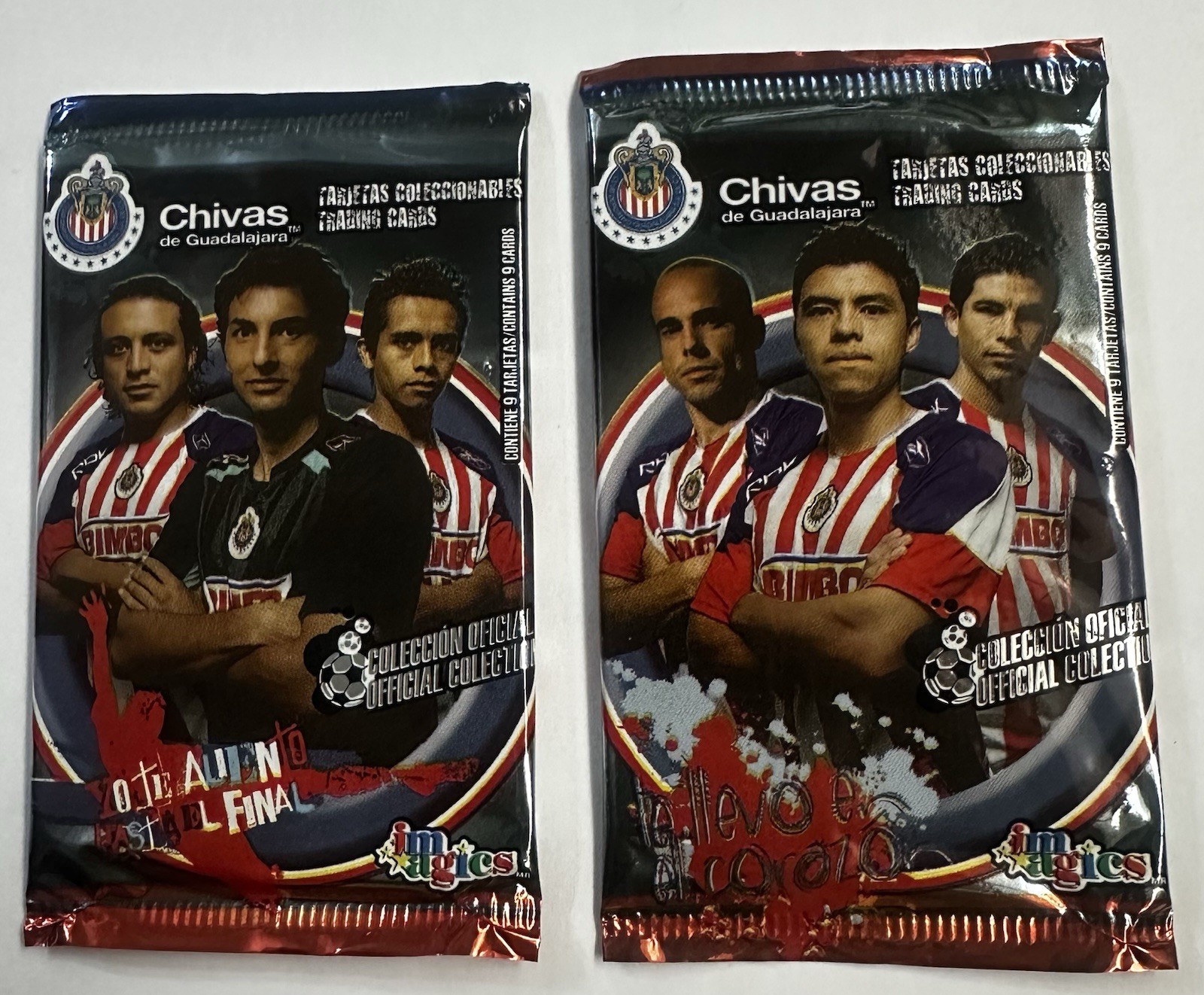 Chivas De Guadalajara Mexican Soccer cards 2009-10 (2 Brand New Unopened Packs)