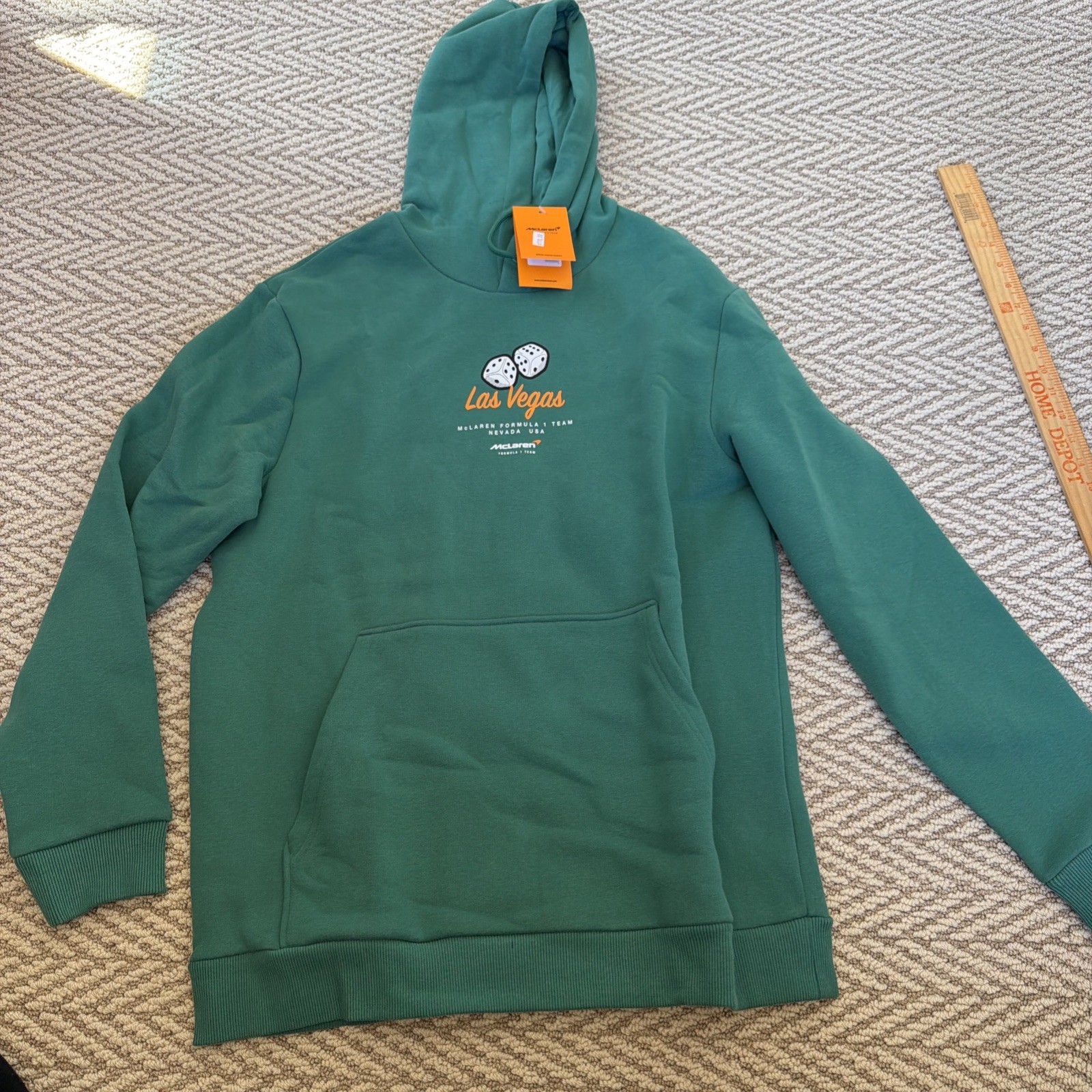 Green XL Sweatshirt Las Vegas McLaren Formula 1 Team F1 LVGP New With Tag NWT