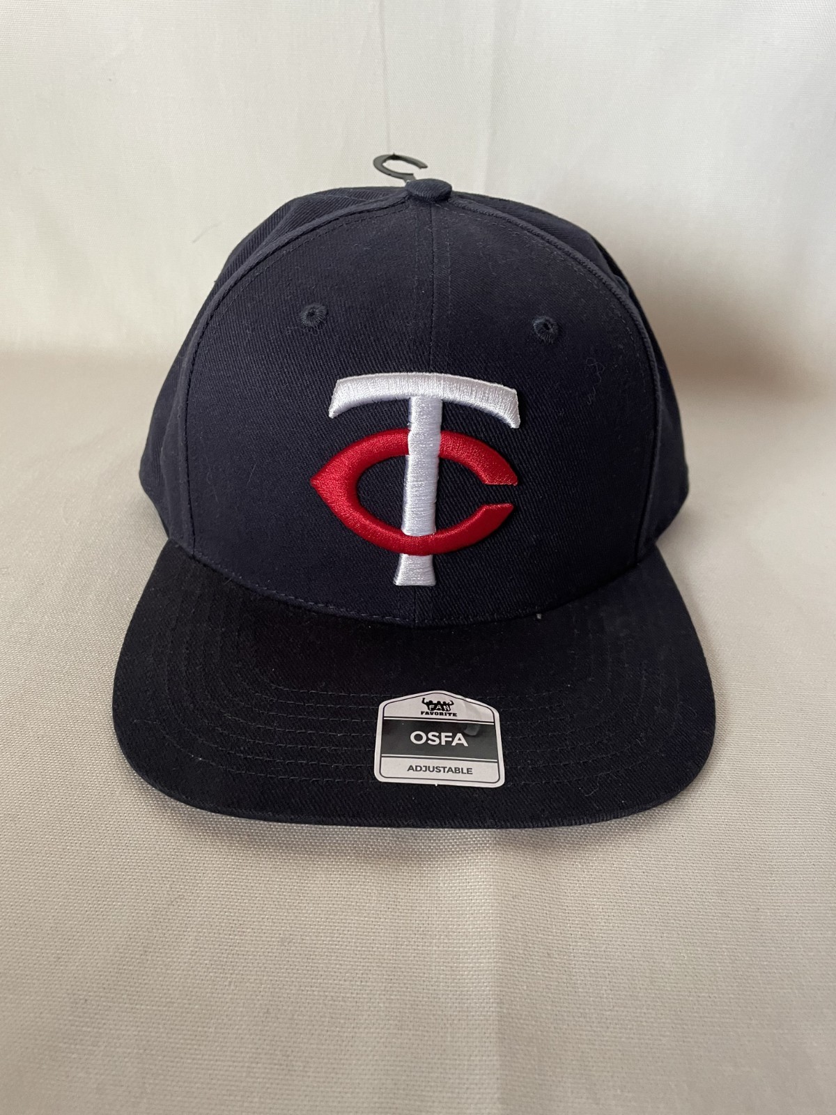 MINNESOTA TWINS Adult OSFA Flatbill Snapback Hat Cap MLB Baseball Navy Blue NEW