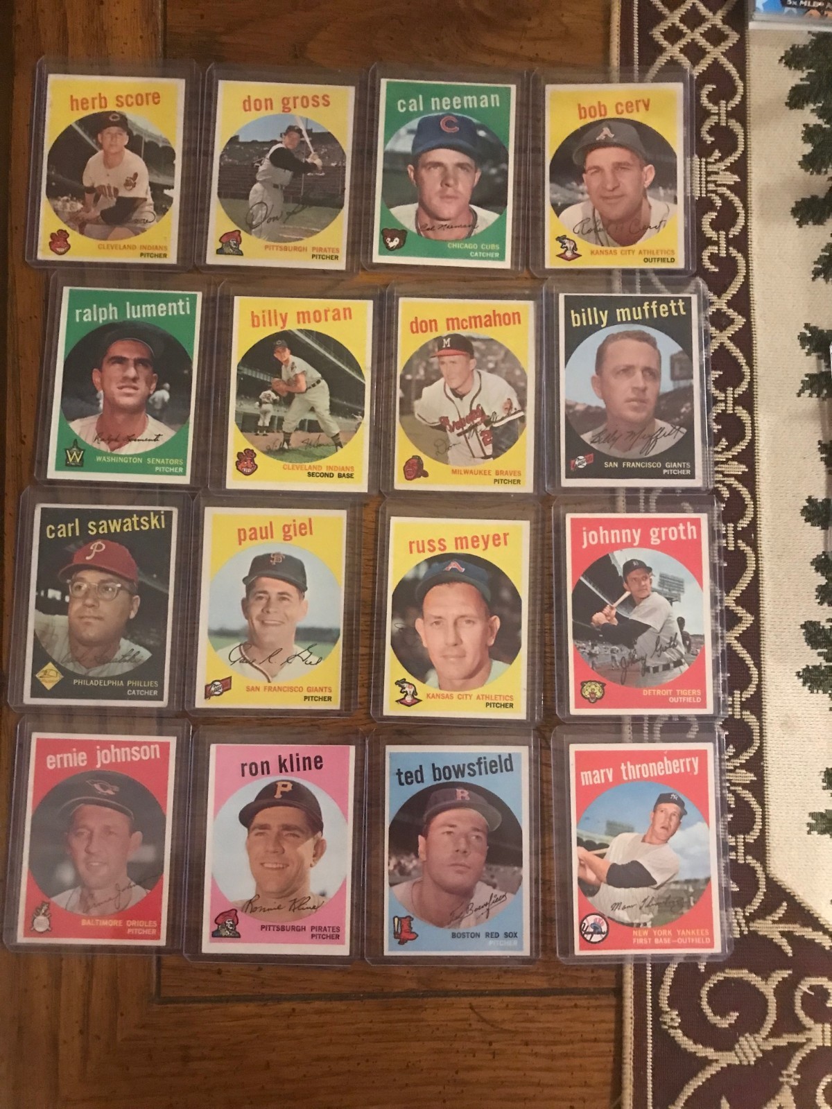 Billy Muffett 1959 Topps (Sale Is For Card In Title) (18,335