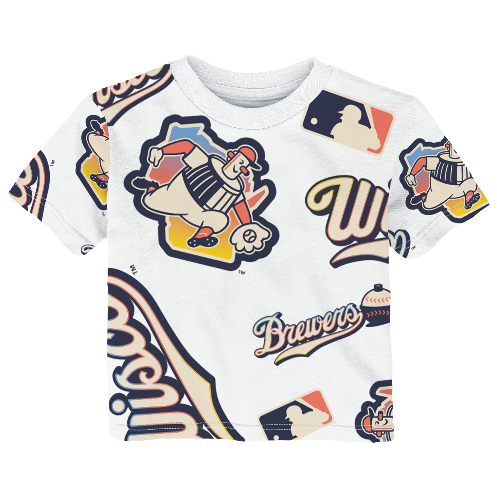 Infant Outerstuff White Milwaukee Brewers 2026 City Connect Game Day T-Shirt