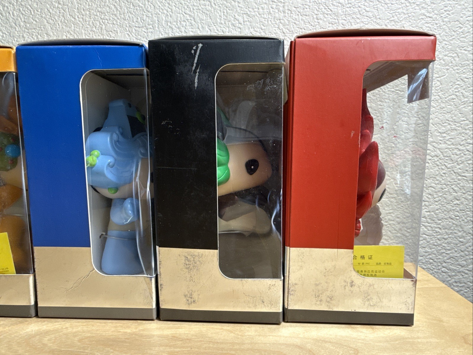 Beijing China Olympics Fuwa Friendlies Plastic Mascot Action Figure Chinese 2008