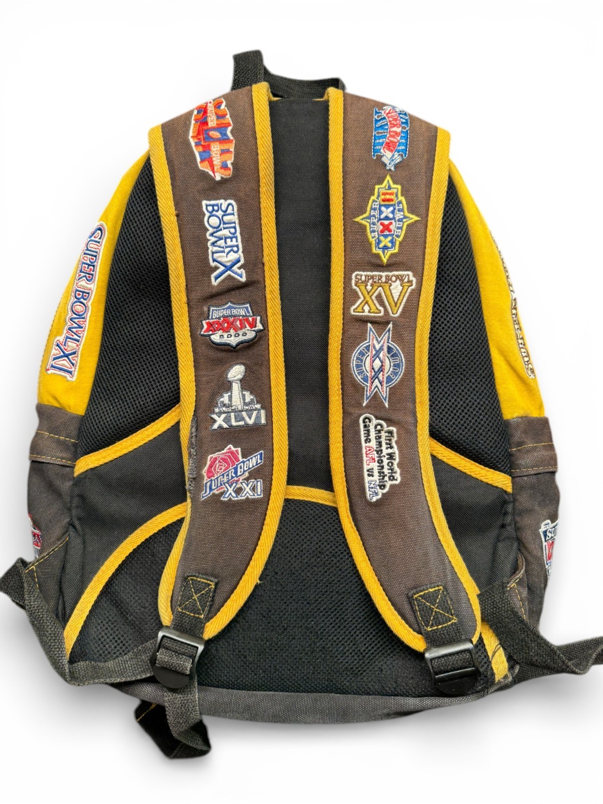 Super Bowl 50 Commemorative Backpack Forever Collectibles On The Fifty Patches