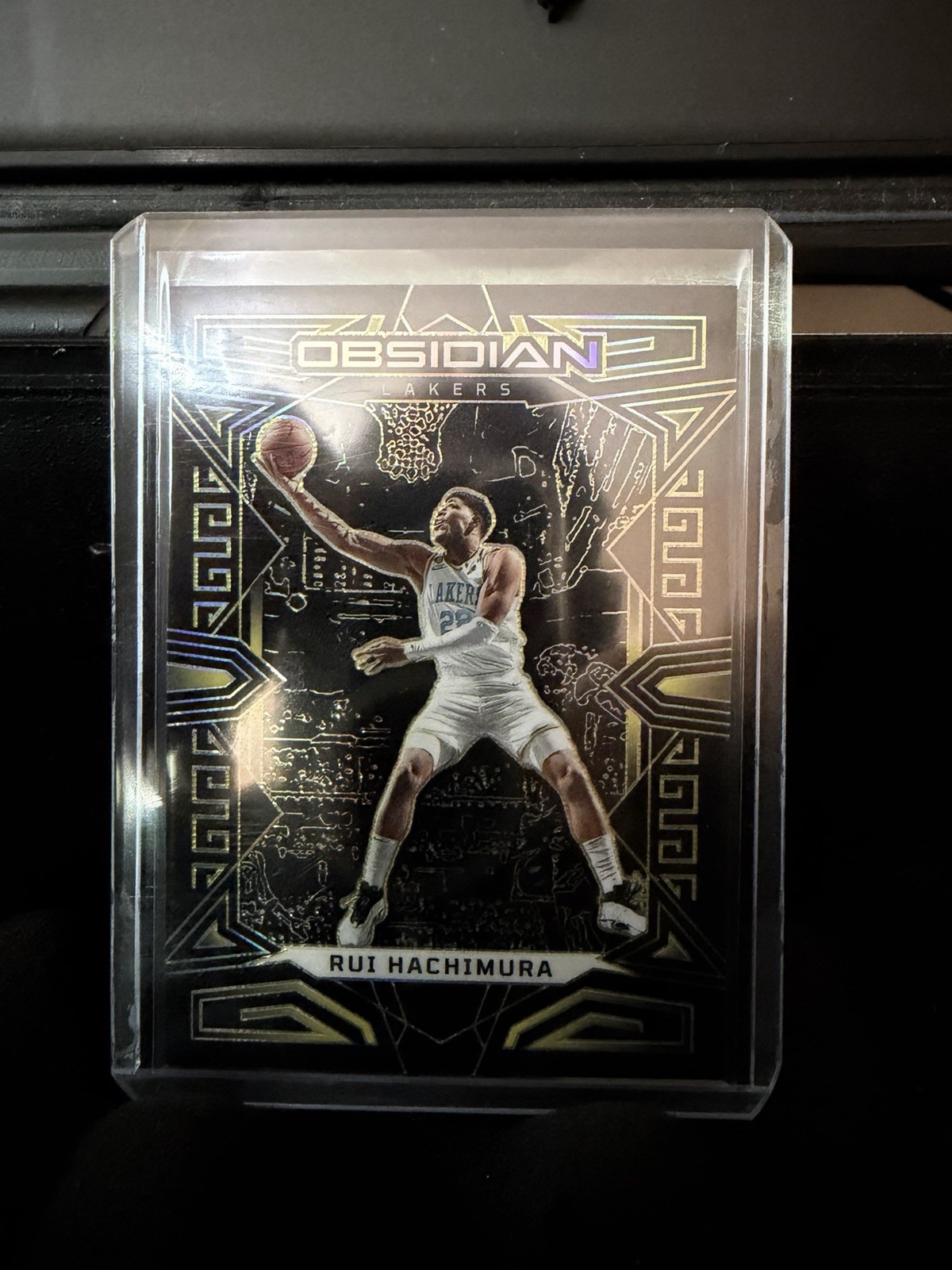 2022-2023 Rui Hachimura Obsidian Gold 1/10 Lakers
