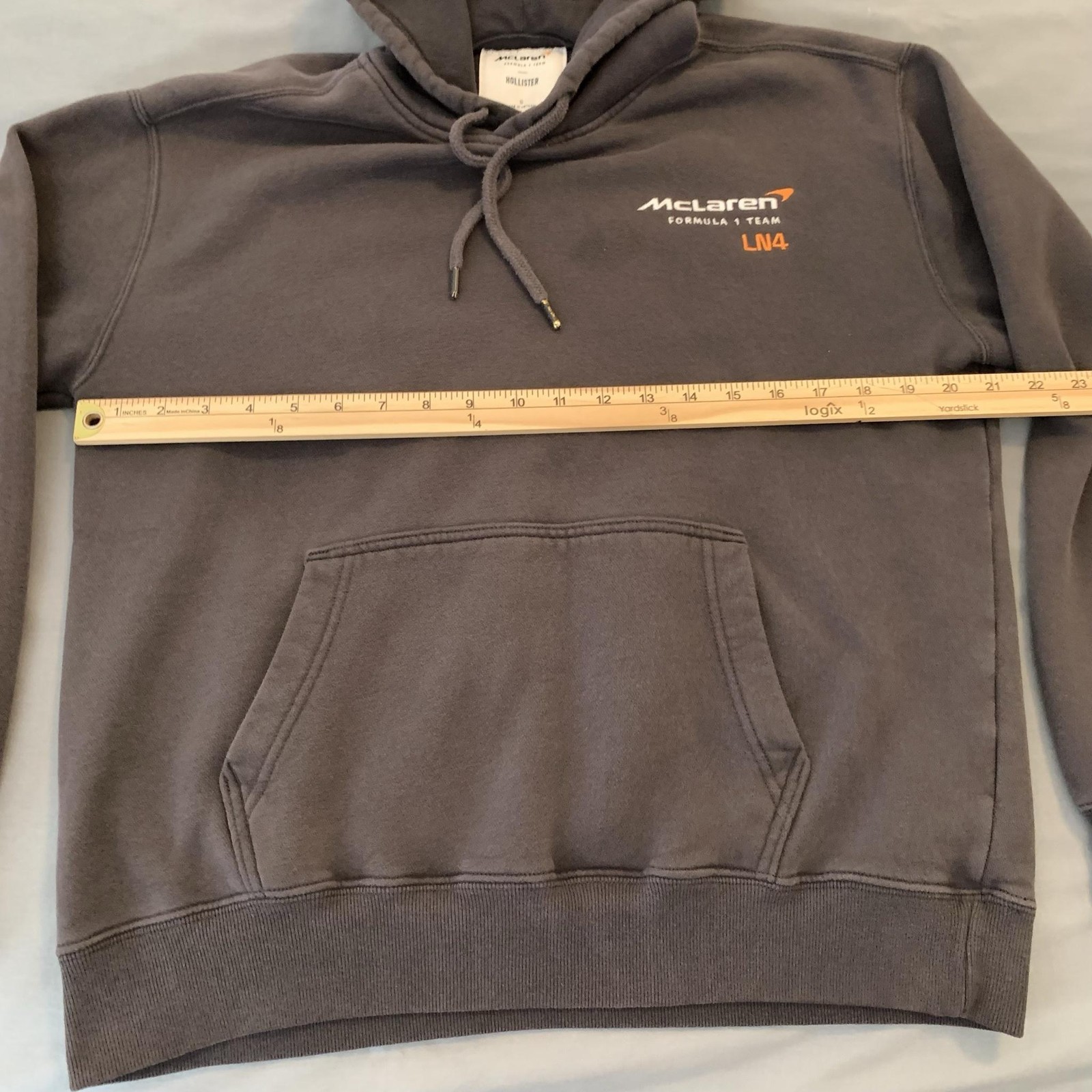 McLaren Formula 1 Sweatshirt Mens Small Gray Racing Lando Norris Hollister LN4