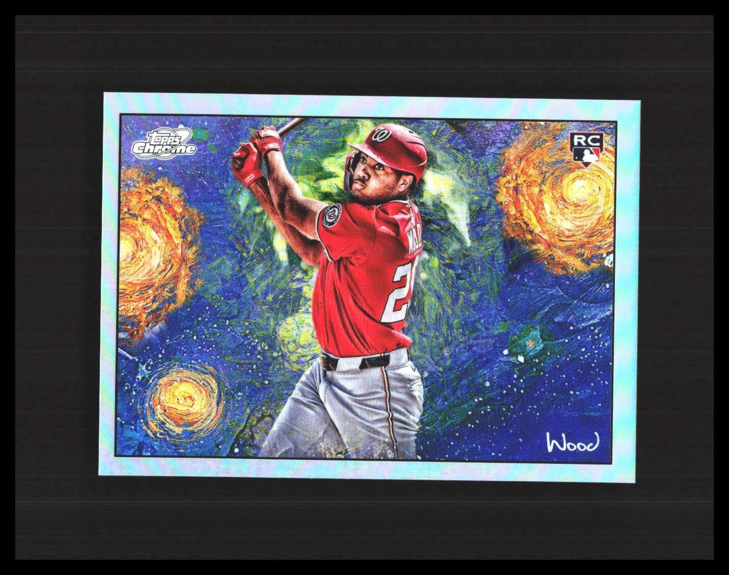 2025 James Wood Rookie Card Cosmic Chrome Stars in the Night #STN-4 Nats