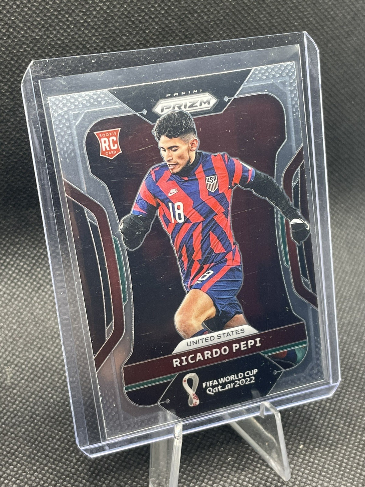 2022 Panini Prizm FIFA World Cup #205 Ricardo Pepi Base Rookie RC – USA