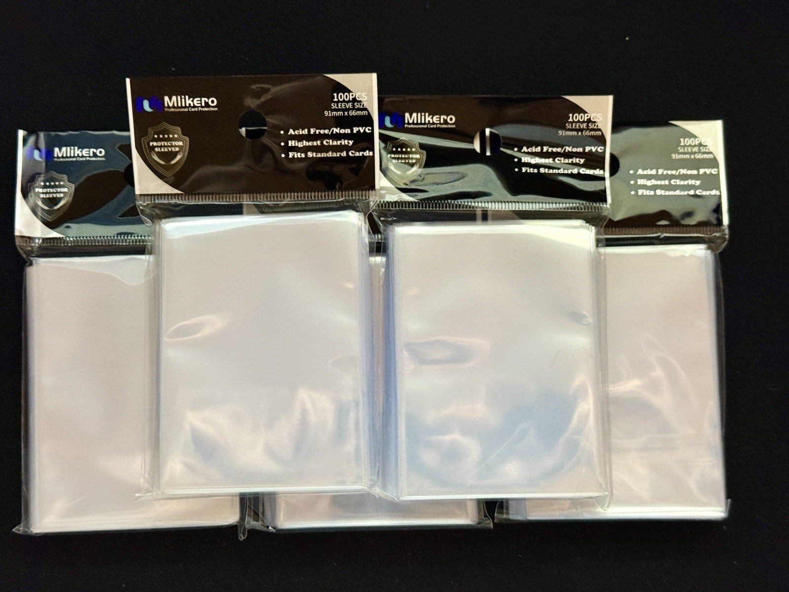 500ct Clear Penny Sleeves 91x66mm Acid Free Non-PVC Pokemon Baseball TCG NEW