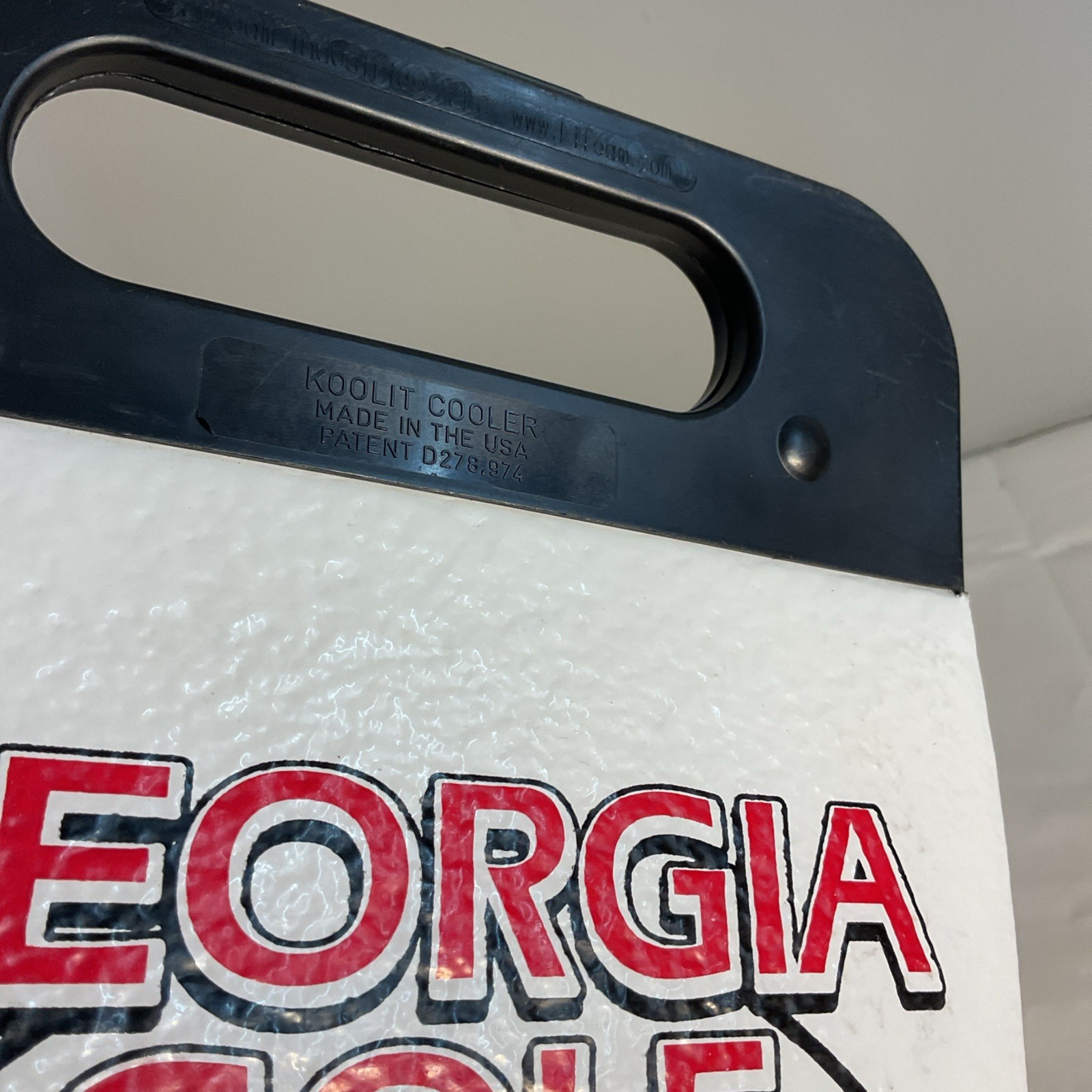 Georgia Bulldogs Golf Koolit Cooler Beer Bag Handle 90s Party Y2K Vintage Dawgs